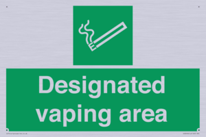 Designated vaping area